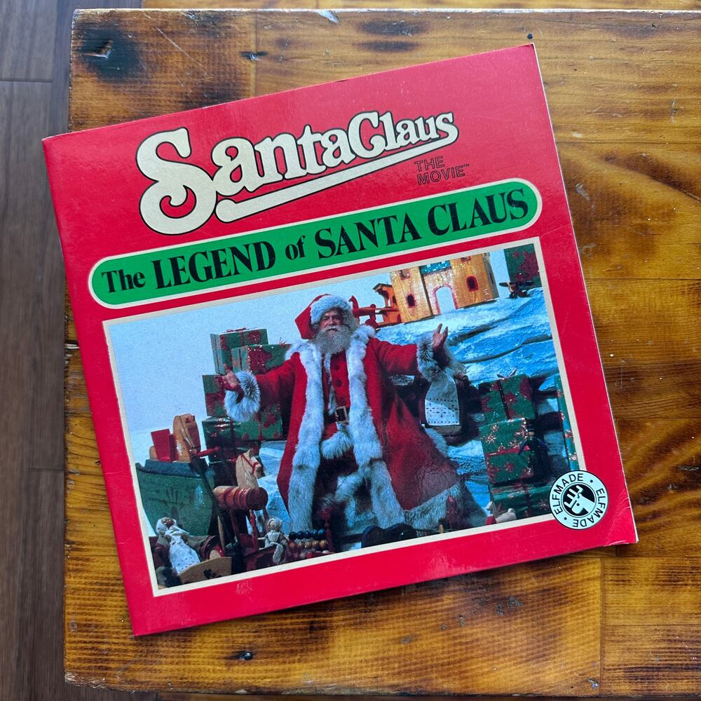 Vintage 1985 Santa Claus The Movie The Legend Of Santa Claus Paperback Book